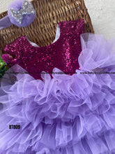 Load image into Gallery viewer, BT809 Glittering Joy: Kids&#39; Sparkle Frolic Dress
