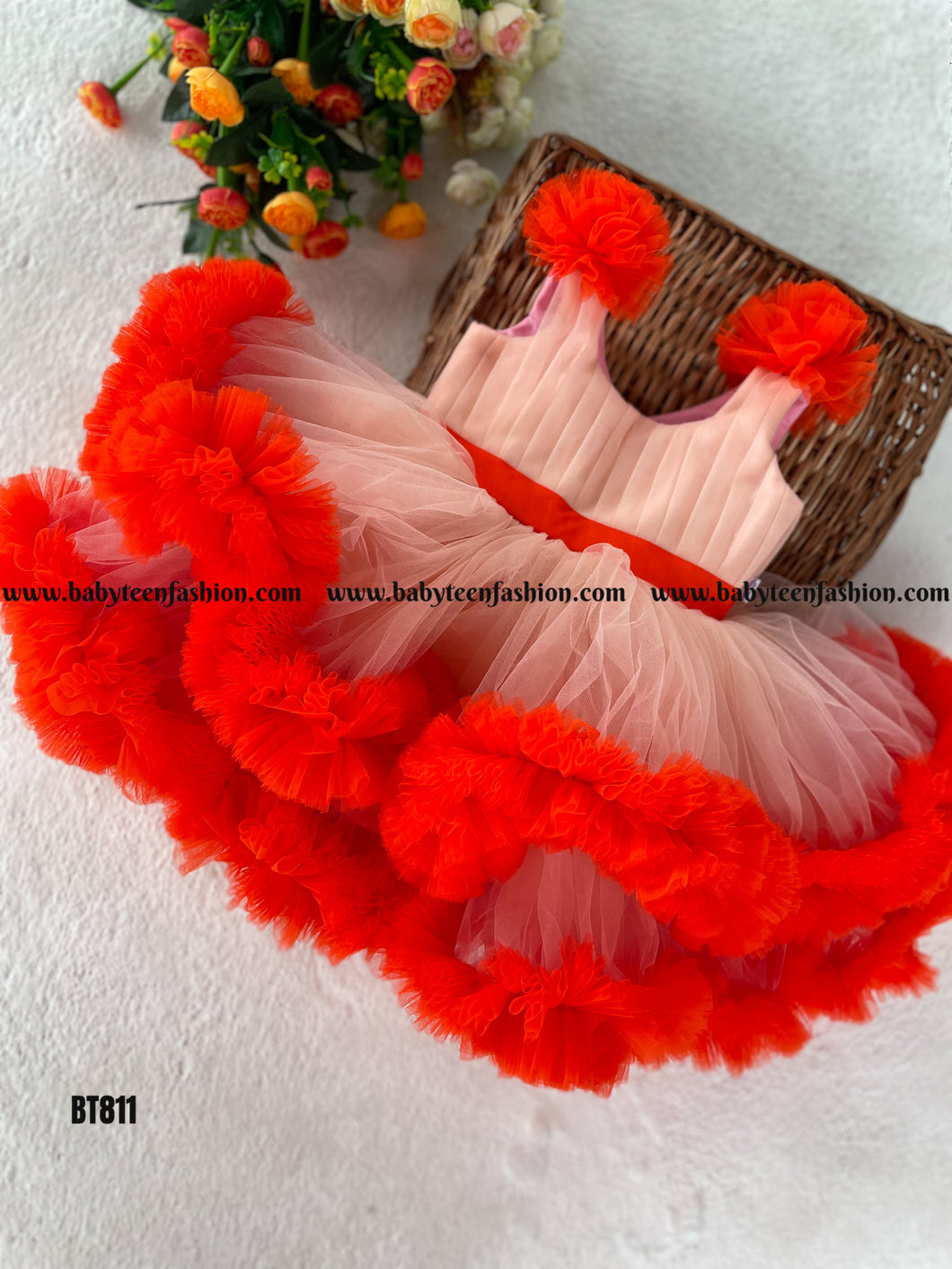 BT811 Multicolour Frock