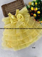 Load image into Gallery viewer, BT1081 Sunshine Charm Dress - Sprinkle of Joy for Little Trendsetters
