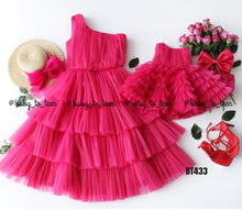 Load image into Gallery viewer, BT433 Hotpink Frock
