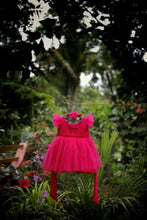 Load image into Gallery viewer, BT299 Best Seller Semi Party Wear Frock with Huge Back Bow
