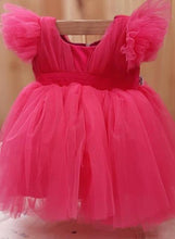 Load image into Gallery viewer, BT299 Best Seller Semi Party Wear Frock with Huge Back Bow
