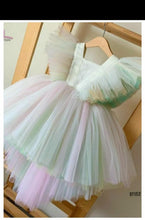 Load image into Gallery viewer, BT152 Multicolor Designer  Birthday Dress for Kids
