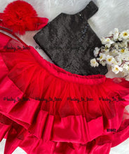 Load image into Gallery viewer, BT442 Glamour Glitz Red &amp; Sequin Dress – Shine at Every Party!
