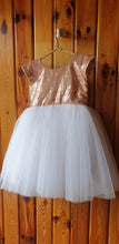 Load image into Gallery viewer, BT394 White Sequins Frock
