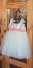 Load image into Gallery viewer, BT268 Elegant Baptism Frock with Pearl Intrications for Baby Girls
