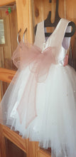 Load image into Gallery viewer, BT268 Elegant Baptism Frock with Pearl Intrications for Baby Girls
