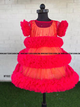 Load image into Gallery viewer, BT1322 See through Pink Gown For Kids
