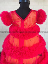 Load image into Gallery viewer, BT1322 See through Pink Gown For Kids
