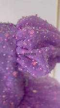 Load and play video in Gallery viewer, BT1427  Lavender Luxe: A Whimsical Gown for Little Dreamers
