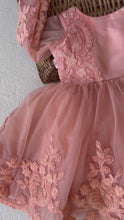 Load and play video in Gallery viewer, BT1390 Blush Blossom Elegance Dress for Memorable Moments
