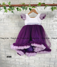 Load image into Gallery viewer, BT594 Lavender Dream Puff Dress - Baby&#39;s Enchanted Partywear
