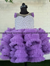 Load image into Gallery viewer, BT1192 Luxury Designer  Partywear Frock for Birthday
