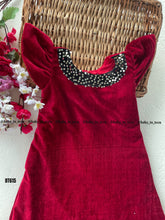 Load image into Gallery viewer, BT615 Velvet Frock
