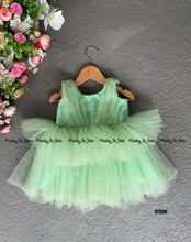Load image into Gallery viewer, BT590 Sleeveless Pleated Party Wear Frock With Pearl Embellishment
