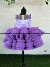 Load image into Gallery viewer, BT1192 Luxury Designer  Partywear Frock for Birthday
