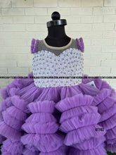 Load image into Gallery viewer, BT1192 Luxury Designer  Partywear Frock for Birthday
